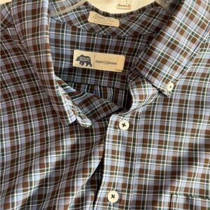 Onward Reserve Performance Classic Fit Blue Plaid Button-Down Shirt size XL